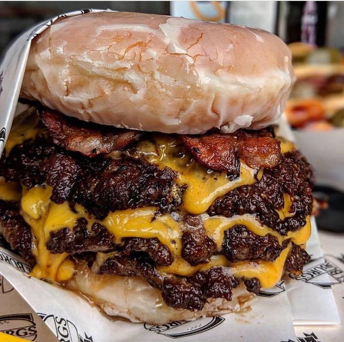 Bacon cheese Luther burger 9GAG