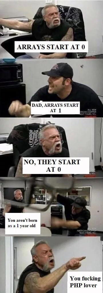 Yet another arrays joke - 9GAG