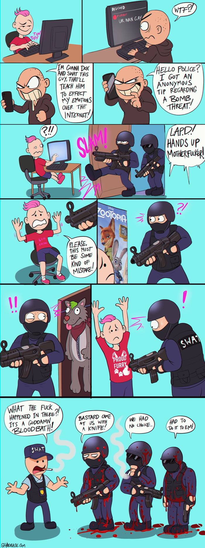 Swatted By Shadbase Gag