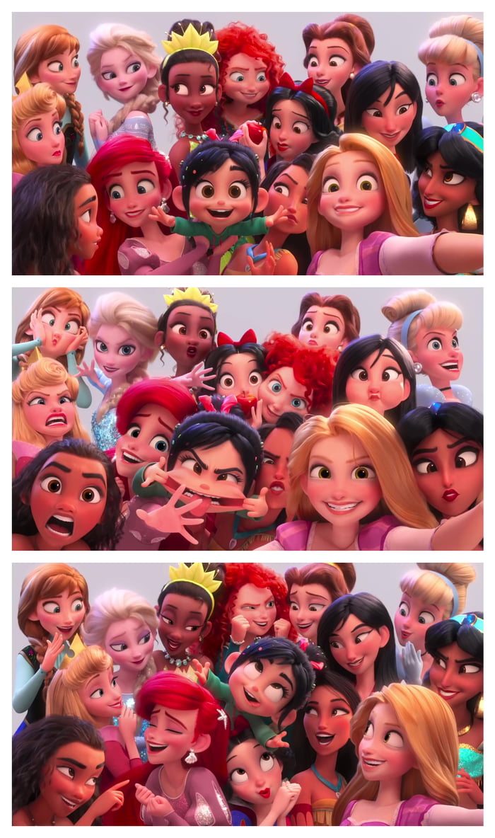 Disney Princesses All Smiles And Photo Xl Ralph Breaks The Internet