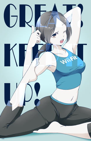 Wii fit trainer hot