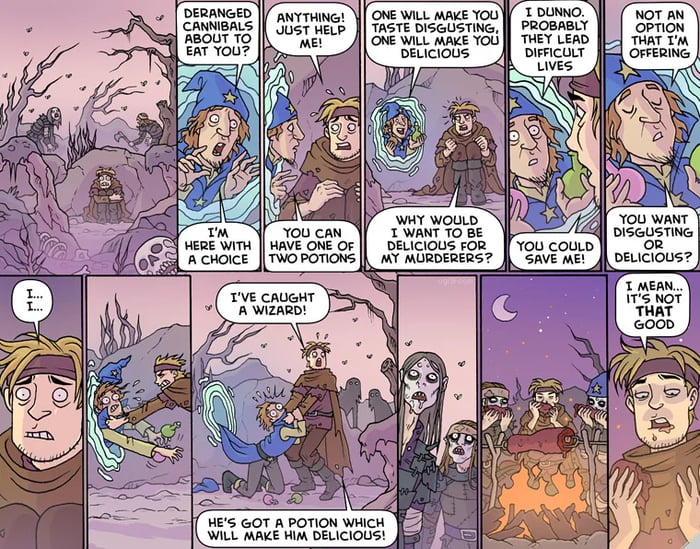 Critical thinking.....(Credits to Oglaf) - 9GAG