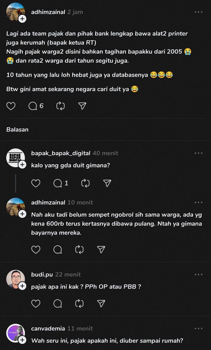 Pajak apaan ya kek gini? Pbb setau gua dpt stp pbb doang - 9GAG