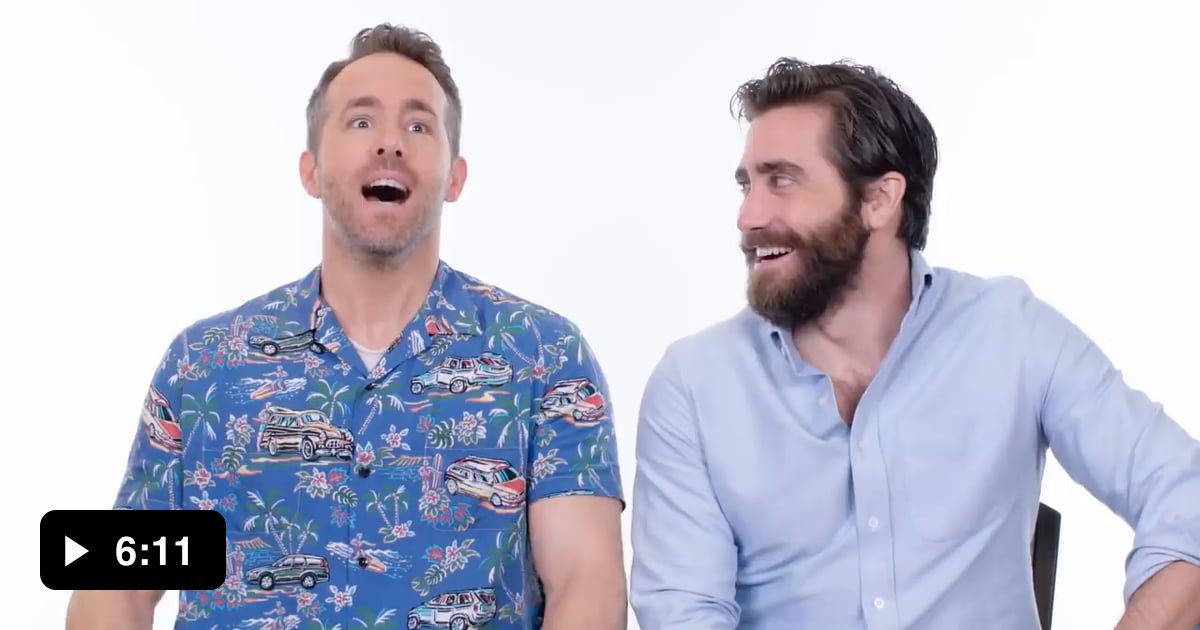 Ryan Reynolds & Jake Gyllenhaal Answer the Web's Most Searched ...