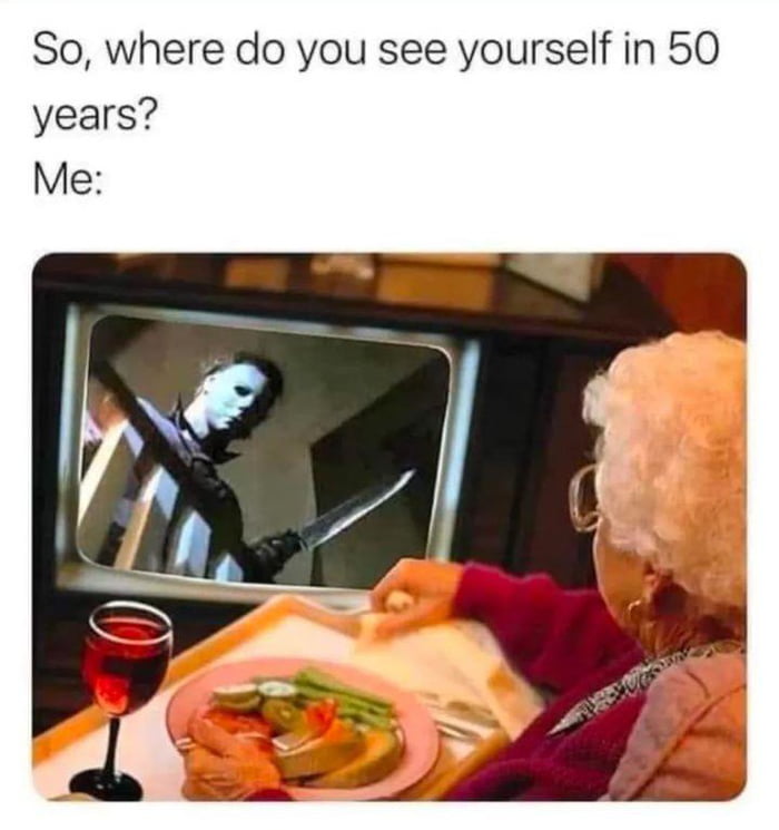 Probably watching it on vr goggles or brain implant but yeah... - 9GAG