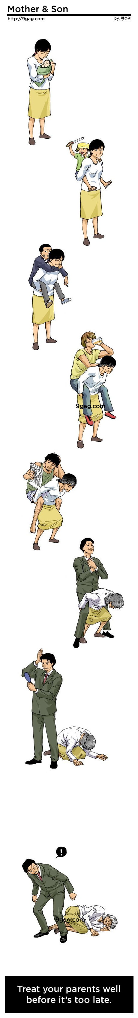 A comic about Mother & Son - 9GAG