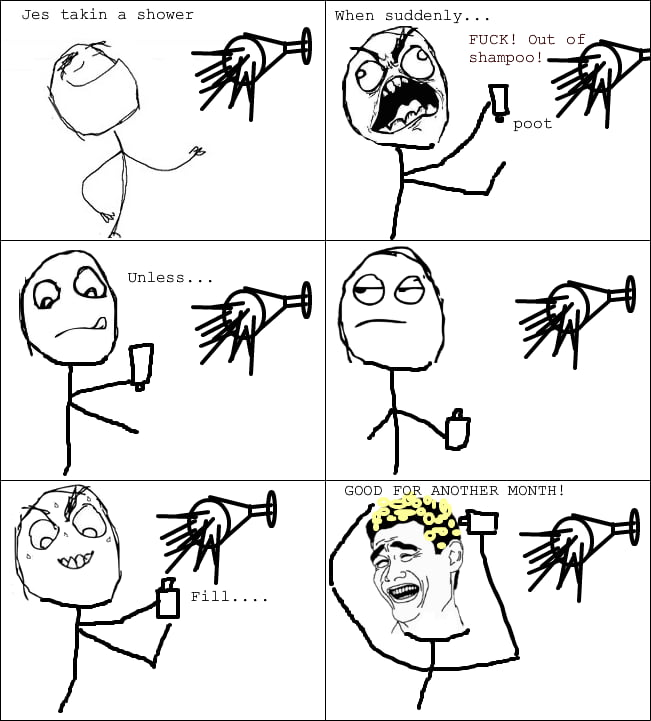 Shower rage - 9GAG