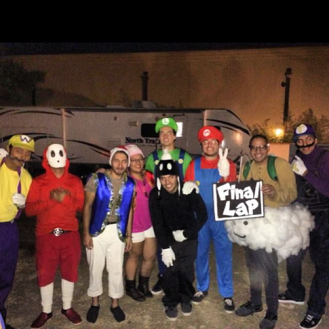 A friend of mine and his buddies went all out and did Mario Kart. - 9GAG