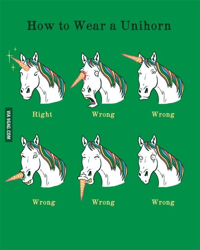 How to wear a unihorn