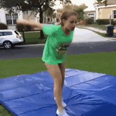 Backflip with a twist - 9GAG