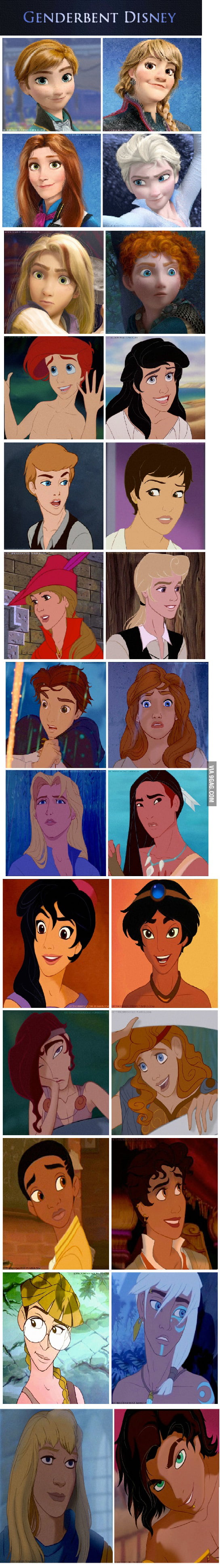 Disney Gender Swap Gag