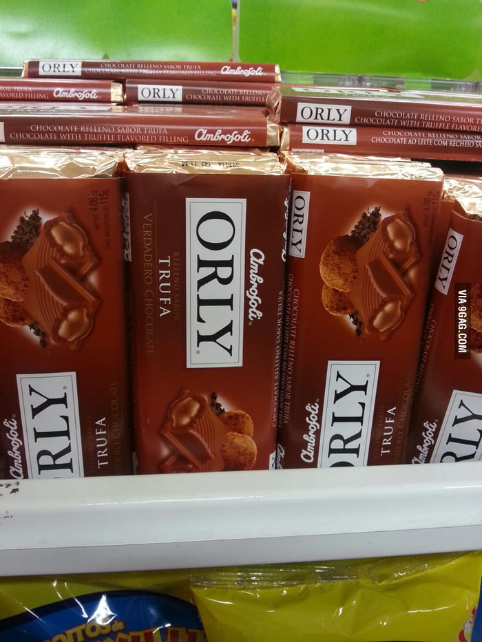 O rly? chocolate... - 9GAG