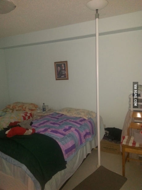 My Grandpa Has A Stripper Pole In His Bedroom 9gag