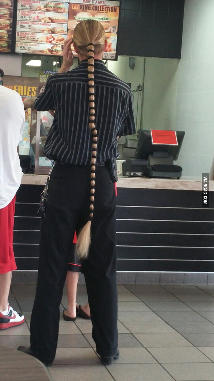 This guy has really long hair - 9GAG