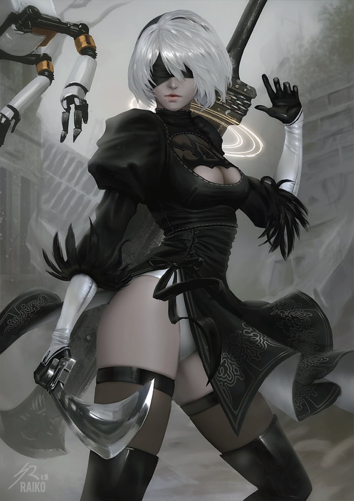 Best 2B wallpaper so far for me. - 9GAG