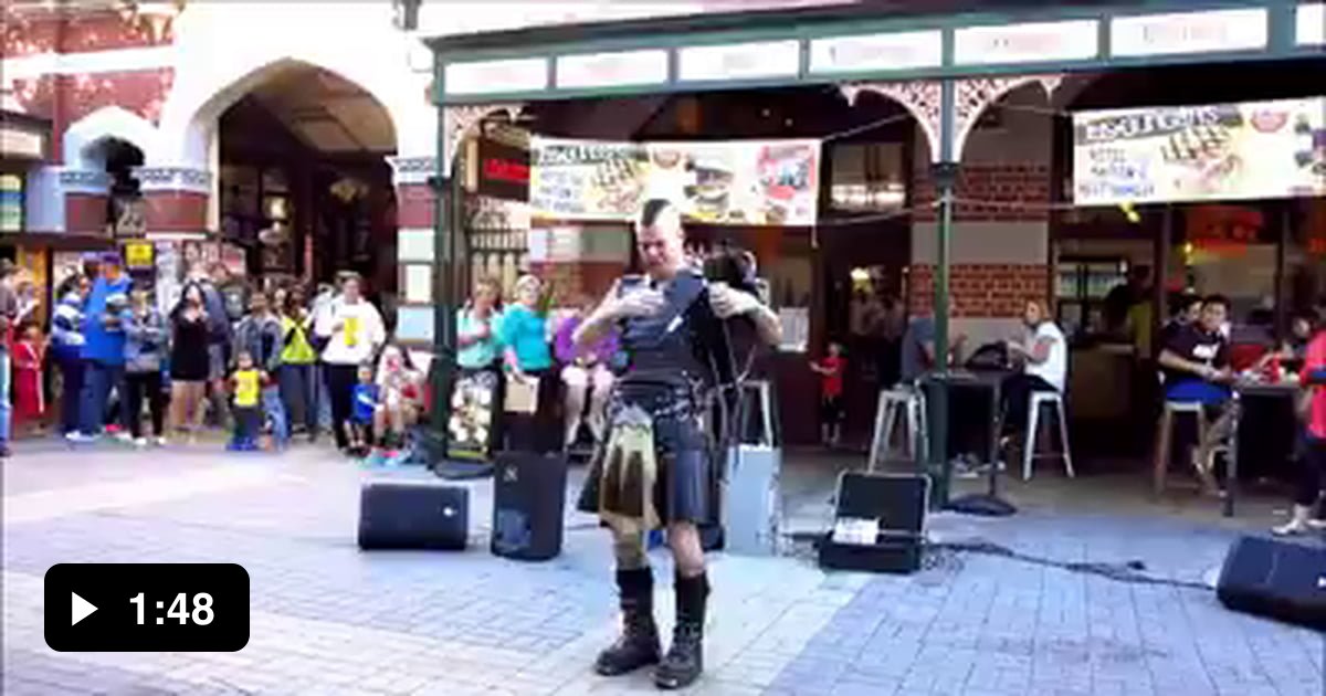 Thunderstruck bagpipes. 9GAG