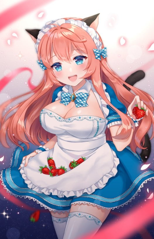 Sexy Anime Neko Maid - Strawberry Neko Maid - 9GAG