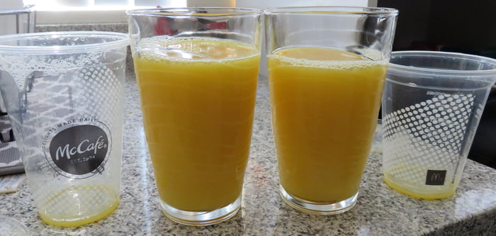 small orange juice