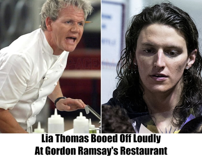 Gordon Ramsay Throws Lia Thomas Out Of His Restaurant While Guest Boo