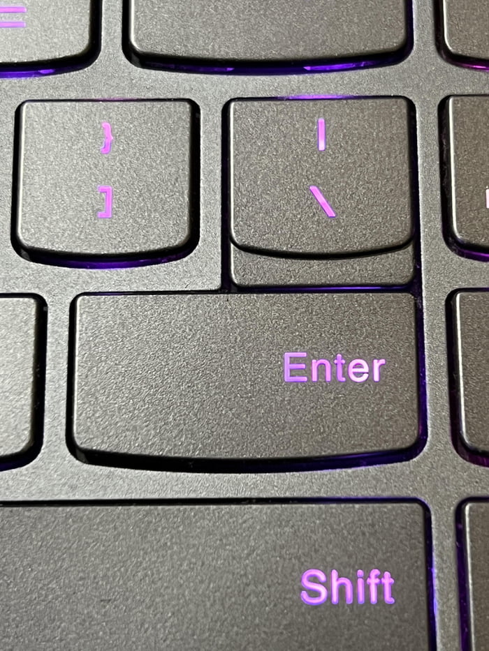 Why does the backslash key have this kinda shape like that extra part
