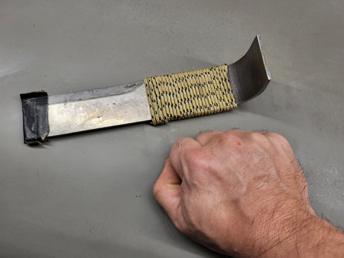 Made my own stick from "grade 5 (6al4v)" chinesium. base dimensions