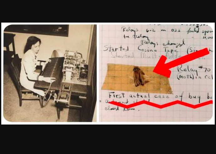 The world's first computer bug was literally an insect, hence the term ...