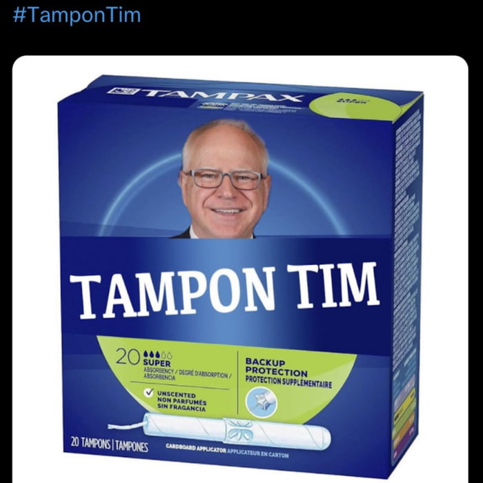 Tampon Tim! The boys really need tampons Tim! - 9GAG