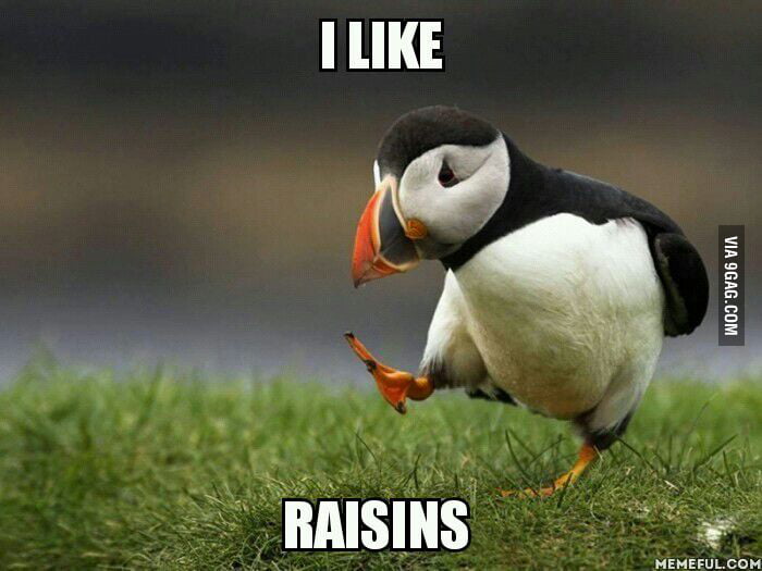 do you like raisins
