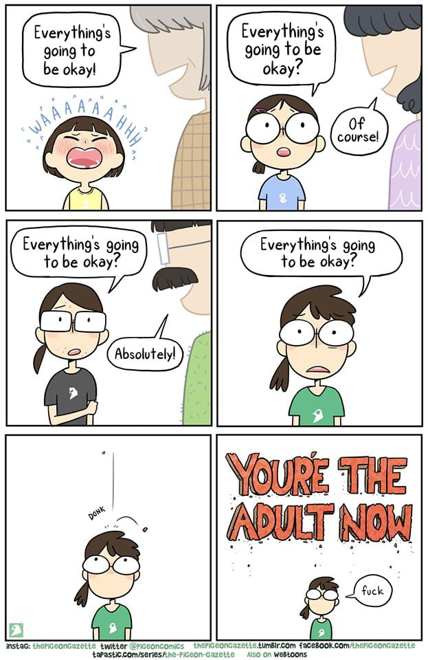 You're the adult now. - 9GAG