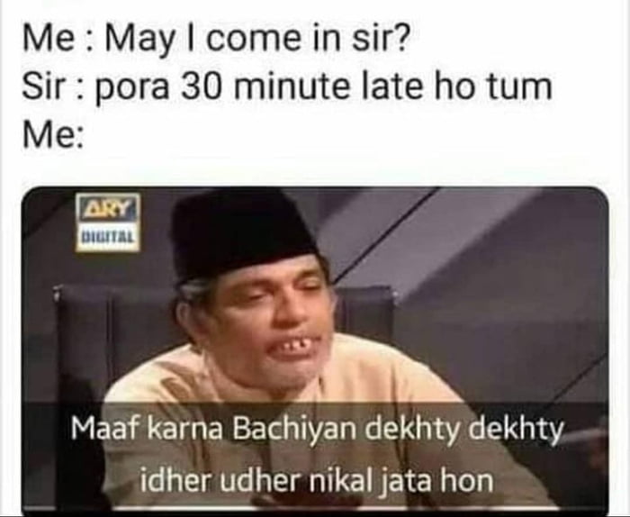 Maaf karna sir! - 9GAG