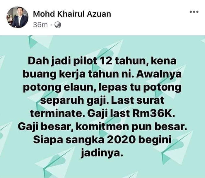 Mula Rasa Kesian Lepas Tu Nak Tunjuk Gagah Gaji Besar Haak Tui La Pilot Pilot Hilang Kerja Nak Terkenang Gaji Magligai Bingai Kau Jual Daging Ostolia Allana Saje La Riak Nak Mampus