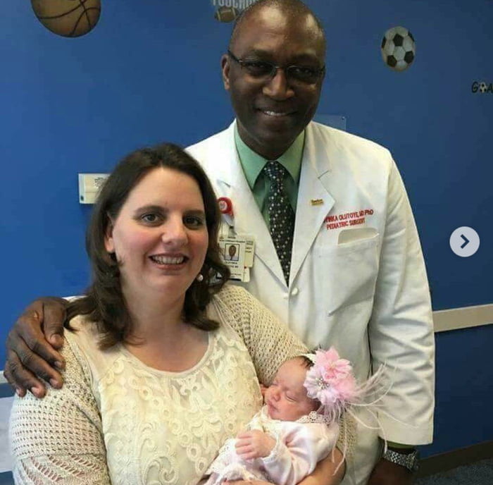 Nigerian Physician, Dr. Oluyinka Olutoye cut a baby out of a woman's ...