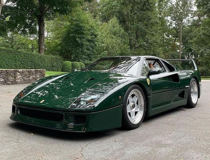 ferrari f40 british racing green