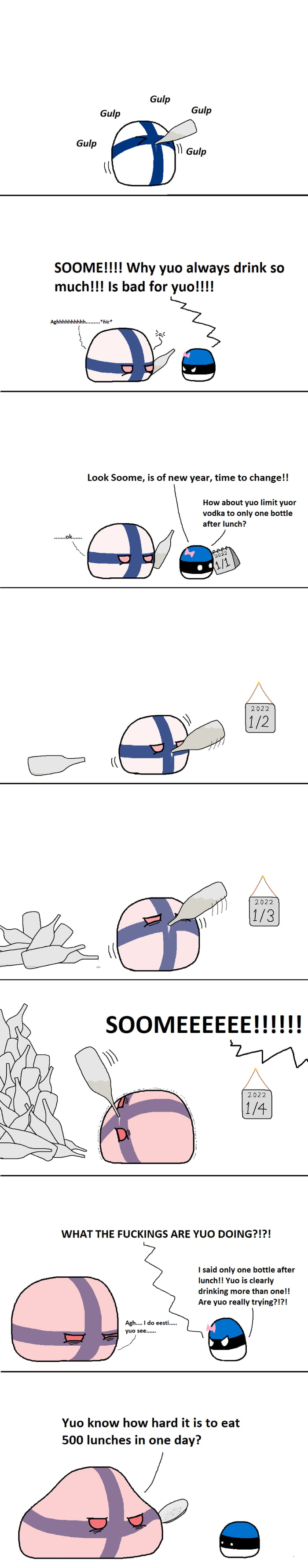 Vodka limitation - <b>Countryballs</b>.