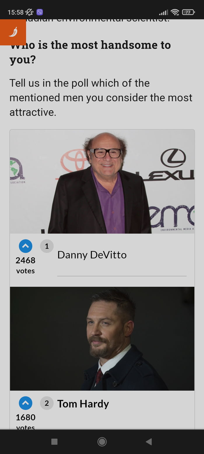Our local news site did this poll and it was clear from the start who ...