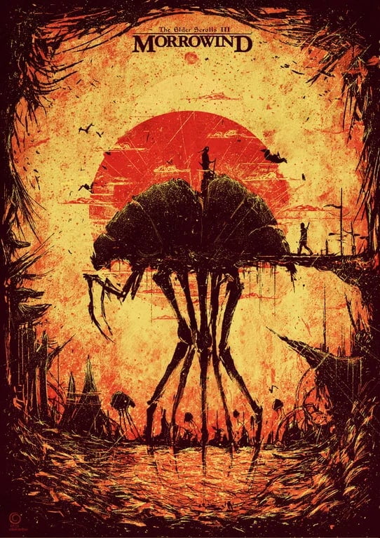 Morrowind fan-poster by Bogdan Timchenko - 9GAG