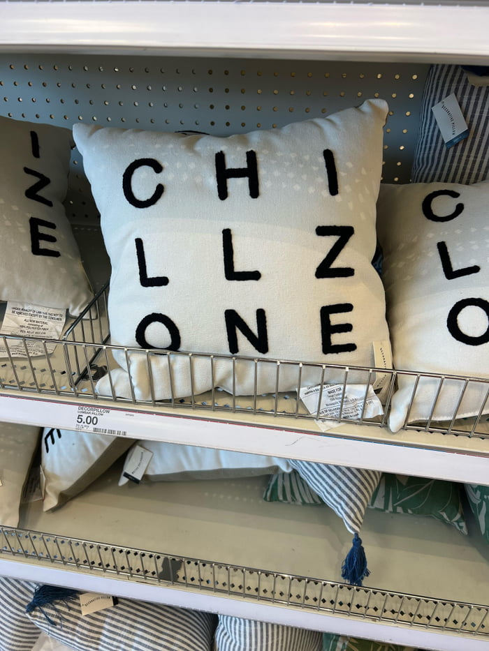 Pillow at Target, Chi Llz One, okay! - 9GAG