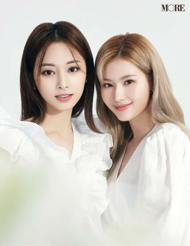 More Magazine Twitter Update - Sana And Tzuyu For More Magazine - 9gag