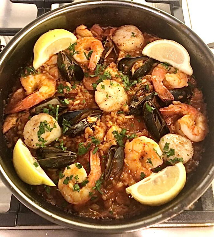 First time making paella at home 9GAG