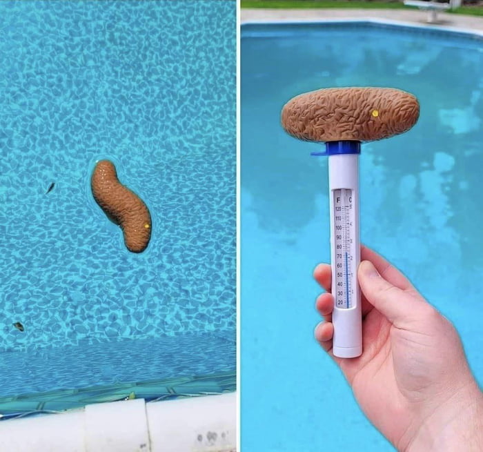 Poo(l) thermometer 9GAG