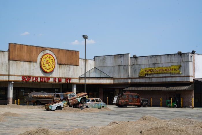 Abandoned Shoprite converted into Super Duper Mart for the upcoming ...