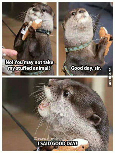 big otter stuffed animal