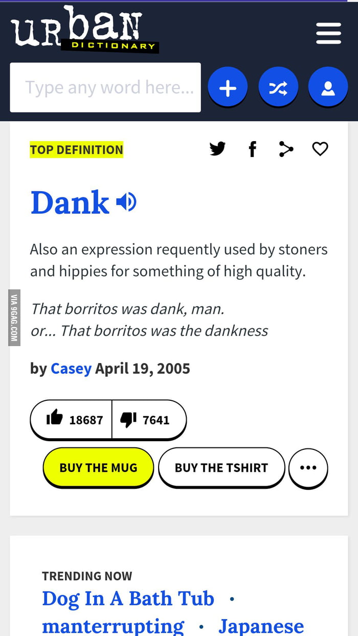 The true meaning og dank. 9GAG
