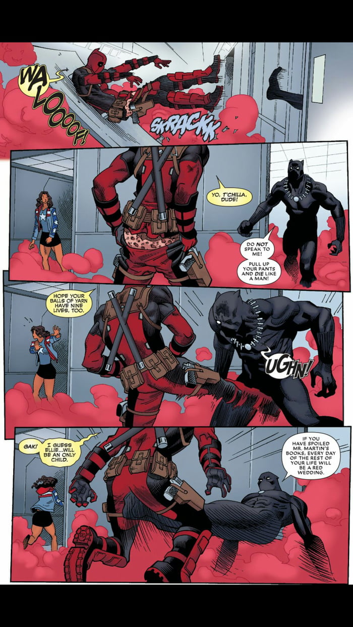 Deadpool And Venom Porn - T'challa and Deadpool - 9GAG