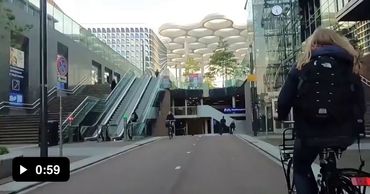 A Bicycle parking garage in Utrecht, the Netherlands. 9GAG