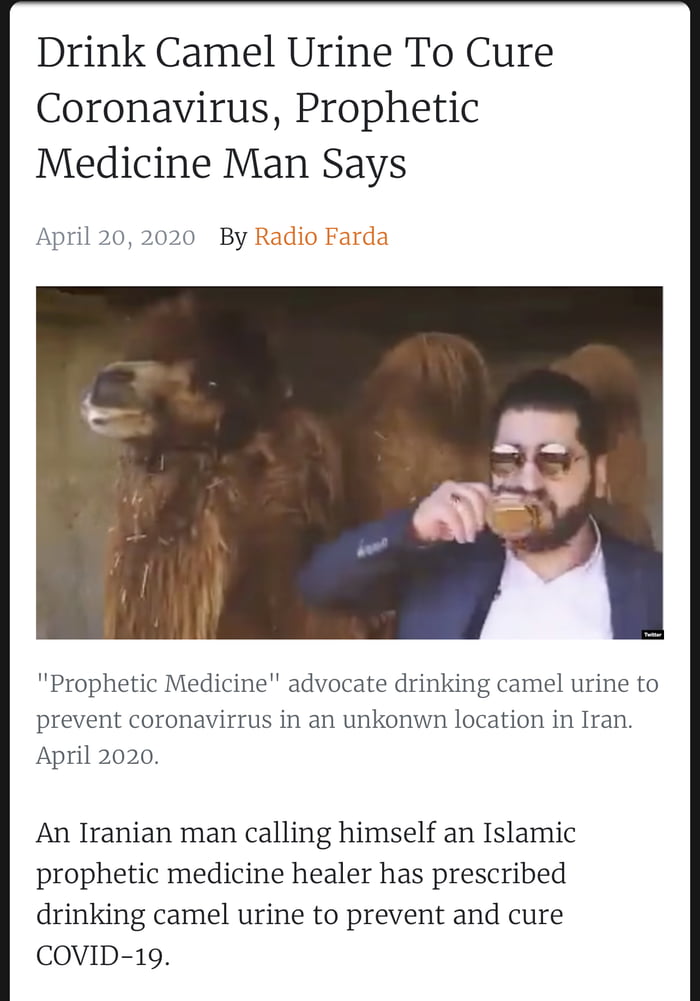 Camel Urine is Halal 9GAG