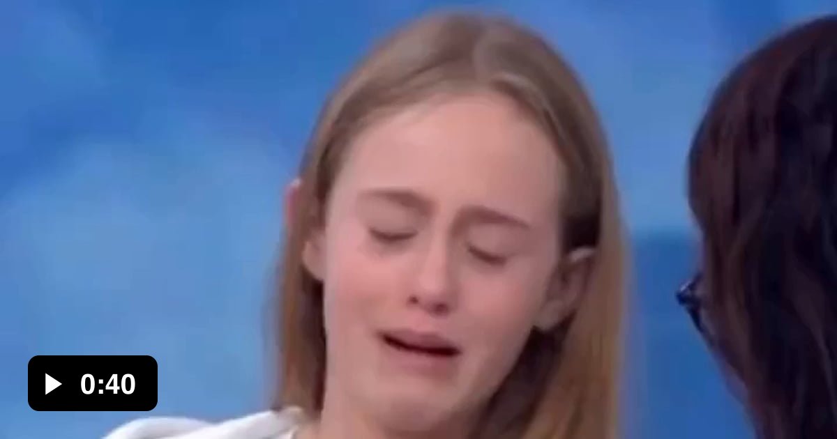 I remember seeing the video of her and her family while the sister got