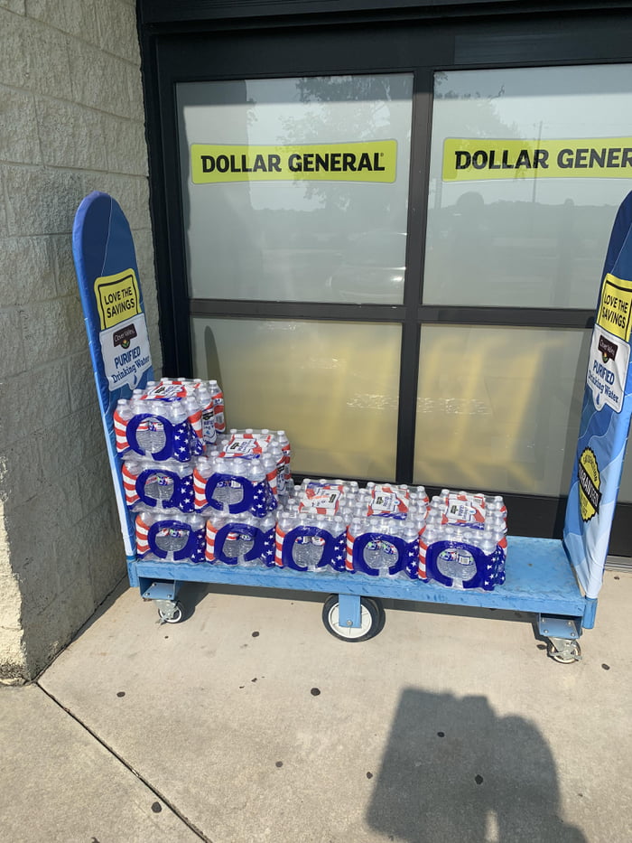 Stores that leave their water bottles in direct sunlight when it’s 80