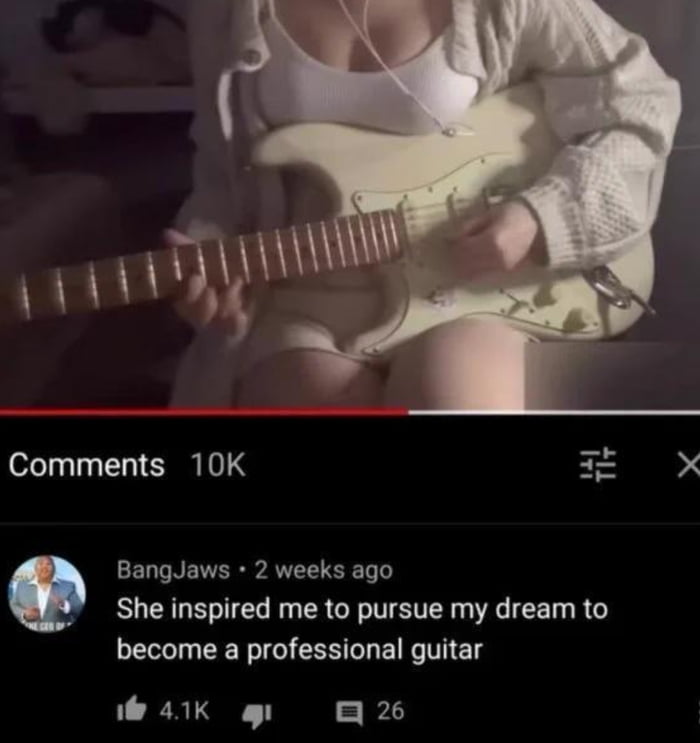 Strumming my pain with her fingers 9GAG