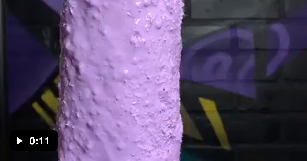 Removing paint from a paint roller 9GAG